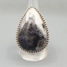 925 Sterling zilveren ring Dendriet Opaal 19 mm