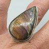925 Sterling zilveren ring met Labradoriet 17.5 mm