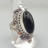 925 Sterling zilveren ring zwarte Onyx