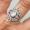 925 Sterling zilveren ring ovale Maansteen