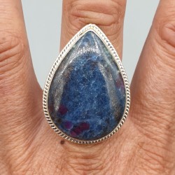 925 Sterling zilveren ring met Apatiet 18 mm