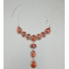 925 Sterling zilveren ketting met Koraal