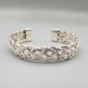 925 Sterling zilveren gevlochten bangle