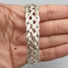 925 Sterling zilveren gevlochten bangle