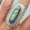 925 Sterling zilveren ring Labradoriet verstelbaar