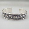 925 Sterling zilveren bangle / armband olifant