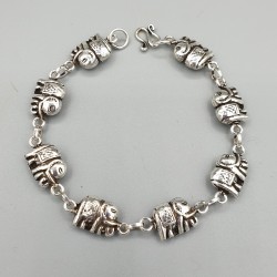 925 Sterling zilveren armband olifant