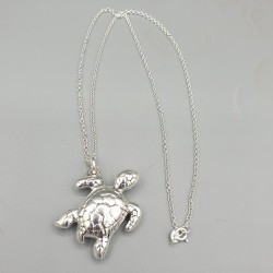925 Sterling zilveren ketting met schildpad hanger