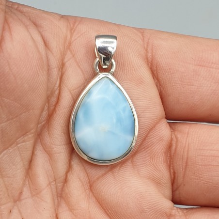 925 Sterling zilveren hanger Larimar