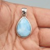 925 Sterling zilveren hanger Larimar