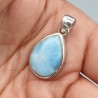 925 Sterling zilveren hanger Larimar