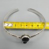 925 Sterling zilveren bangle zwarte Onyx