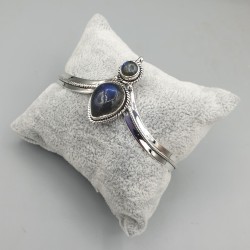 925 Sterling zilveren bangle Labradoriet