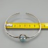 925 Sterling zilveren bangle Larimar