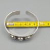 925 Sterling zilveren bangle regenboog Maansteen