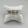 925 Sterling zilveren bangle met Labradoriet