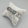 925 Sterling zilveren bangle met Labradoriet