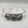 925 Sterling zilveren bangle met Labradoriet