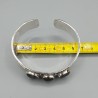 925 Sterling zilveren bangle met Labradoriet