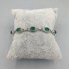 925 Sterling zilveren armband met groene Onyx