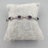 925 Sterling zilveren armband met Amethist