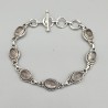 925 Sterling zilveren armband met Rozenkwarts