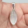 Zilveren hanger met marquise Seleniet