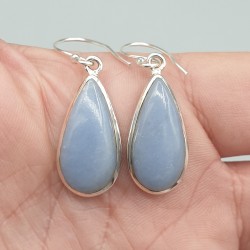 925 Sterling zilveren oorbellen met Angeliet