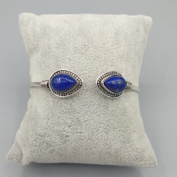 925 Sterling zilveren bangle Lapis Lazuli