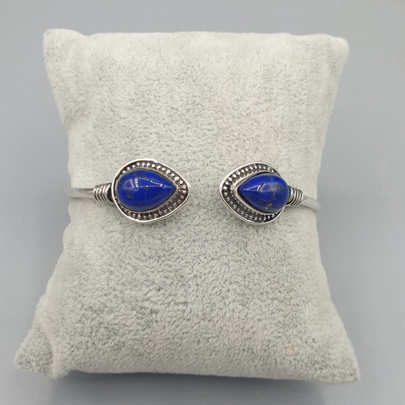 925 Sterling zilveren bangle Lapis Lazuli