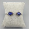 925 Sterling zilveren bangle Lapis Lazuli