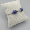 925 Sterling zilveren bangle Lapis Lazuli