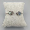 925 Sterling zilveren bangle met Labradoriet stenen