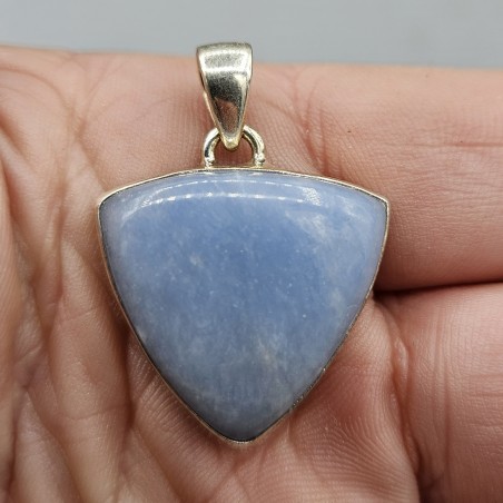 Sterling zilveren hanger met driehoekige Angeliet