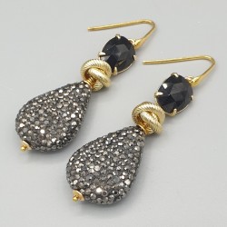 Vergulde tassel oorbellen