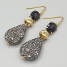 Vergulde tassel oorbellen