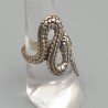 925 Sterling zilveren slangen ring 17 mm