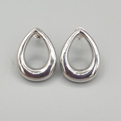 925 Sterling zilveren open druppel oorbellen