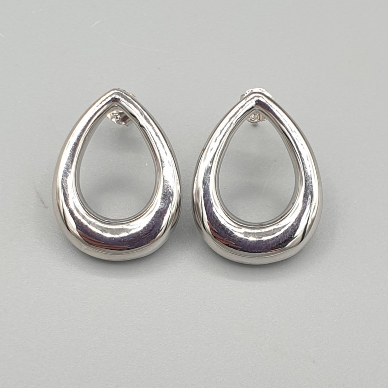 925 Sterling zilveren open druppel oorbellen