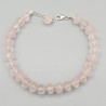 925 Sterling zilveren armband Rozenkwarts