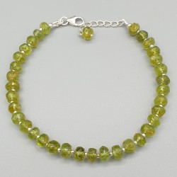 925 Sterling zilveren armband Peridot