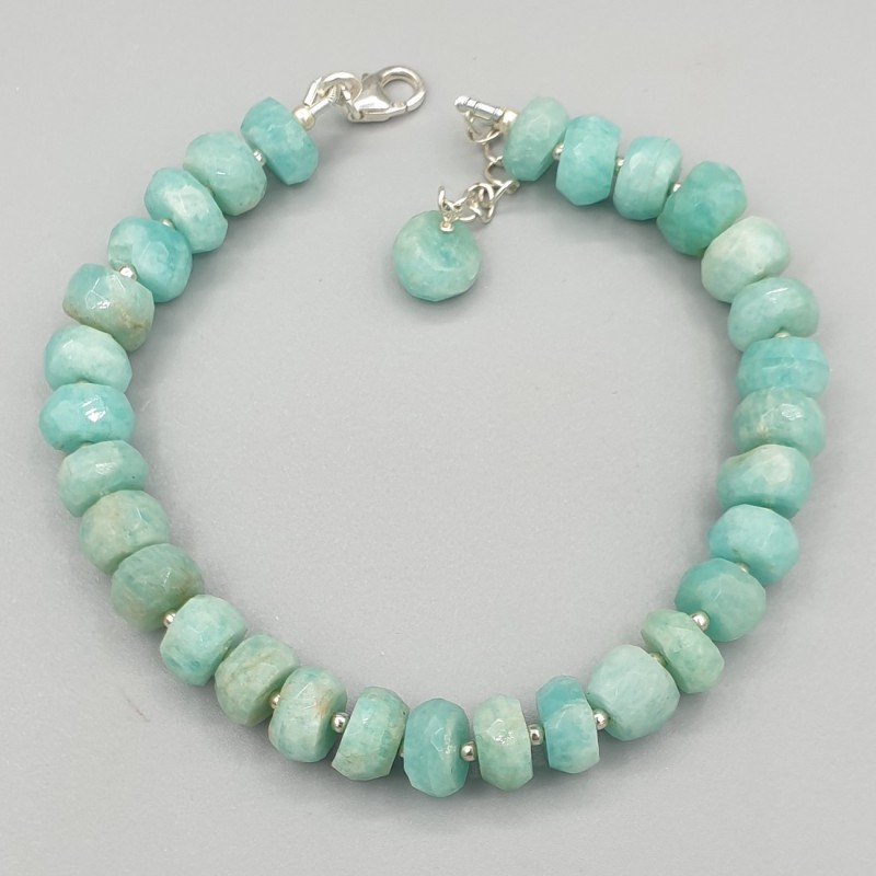 925 Sterling zilveren armband Amazoniet