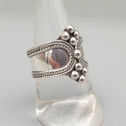 925 Sterling zilveren dotted ring