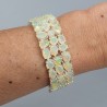 925 Sterling zilveren armband met facet geslepen Opalen
