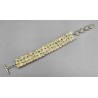 925 Sterling zilveren armband met facet geslepen Opalen