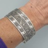 925 Sterling zilveren brede bangle