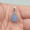 925 Sterling zilveren hanger Chalcedoon