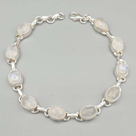 925 Sterling zilveren armband cabochon Maansteen