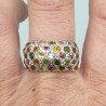 925 Sterling zilveren ring gezet met Toermalijn 19 mm