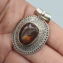 925 Sterling zilveren hanger met Vuuragaat